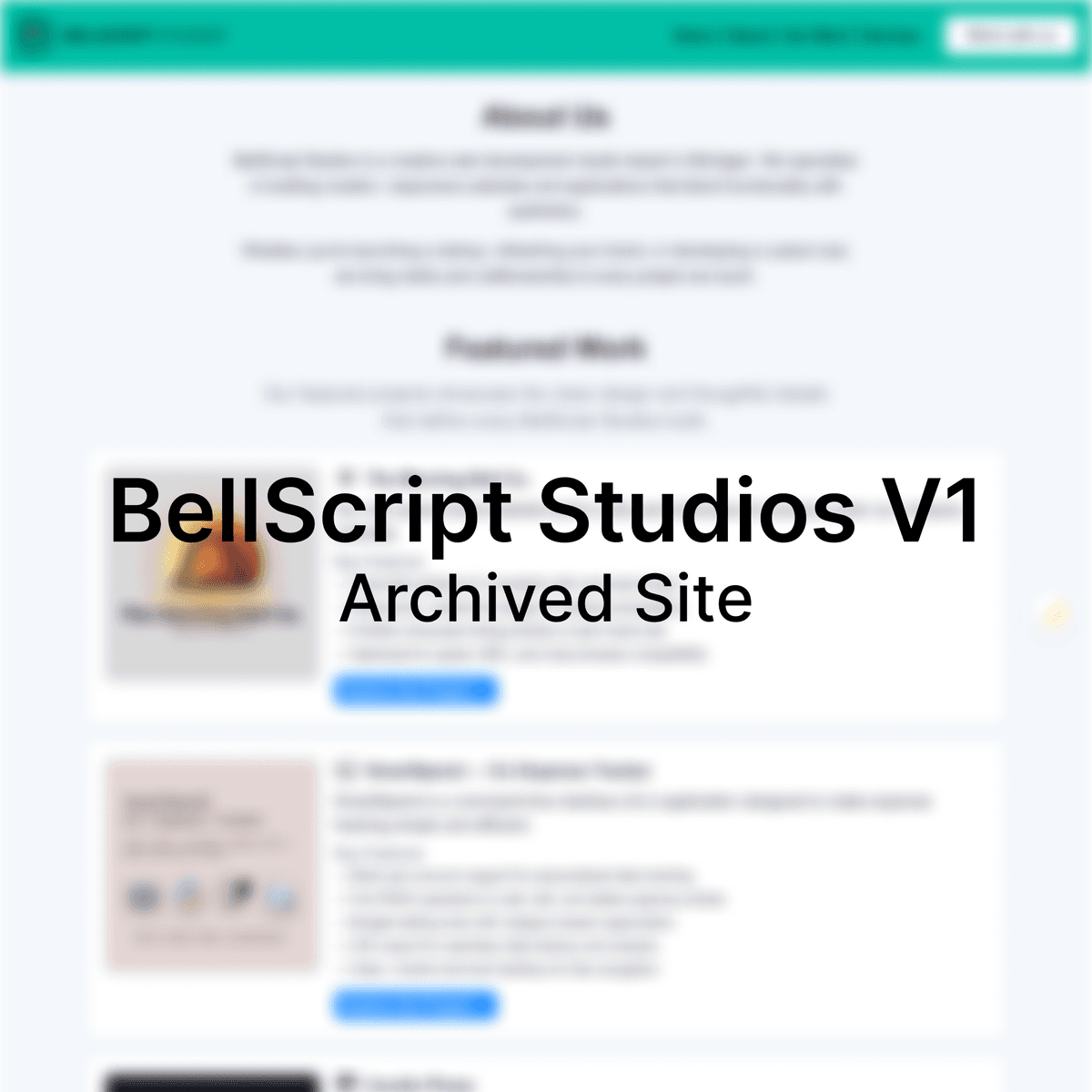 BellScript Studios Version One Screenshot