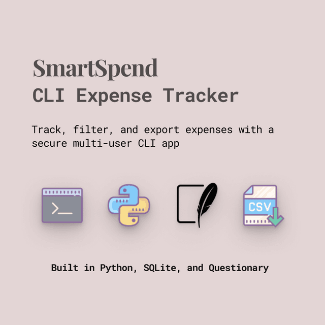 SmartSpend CLI thumbnail